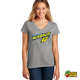 Dillon Nusbaum Racing Ladies V-Neck T-Shirt