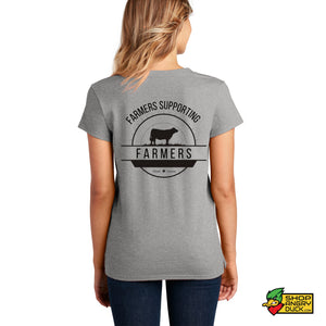 Elbert County Cattlemens Assoc Ladies V-Neck T-Shirt