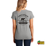 Elbert County Cattlemens Assoc Ladies V-Neck T-Shirt