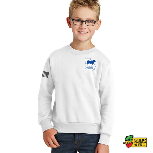 Elbert County Cattlemens Assoc Youth Crewneck Sweatshirt