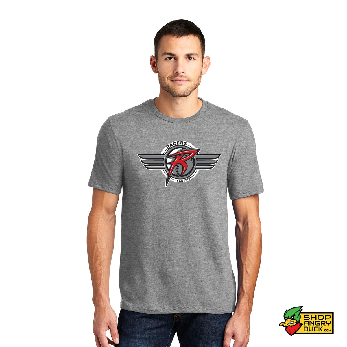 Akron Racers Circle Logo T-Shirt – ShopAngryDuck.com