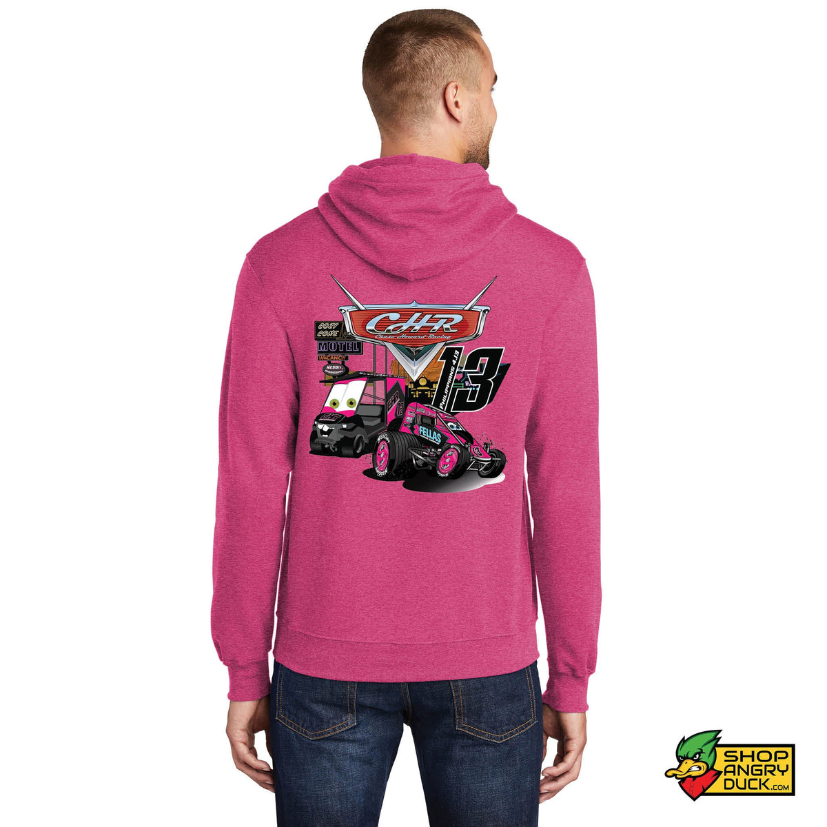 Chase Howard Racing 2025 Full Zip Hoodie – ShopAngryDuck.com
