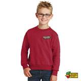 Runin Bare Motorsports Full Streak Youth Crewneck Sweatshirt