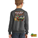 Runin Bare Motorsports Full Streak Youth Crewneck Sweatshirt