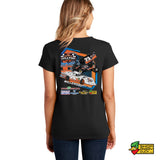 Hilltop Speedway Ladies V-Neck T-Shirt