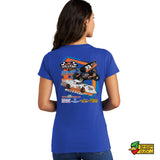 Hilltop Speedway Ladies V-Neck T-Shirt