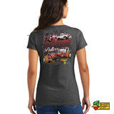 Wolverine Pullers 2024 Red Ladies V-Neck T-Shirt