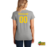 Maysville Panthers Football Ladies V-Neck T-Shirt