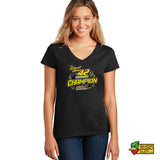 Nate Young Racing Championship Ladies V-Neck T-Shirt