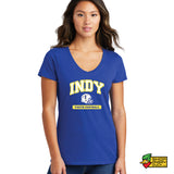 INDY Youth Football Ladies V-Neck T-Shirt