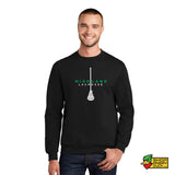 Highland Girls Lacrosse Stick Crewneck Sweatshirt