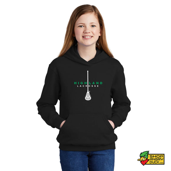 Highland Girls Lacrosse Stick Youth Hoodie