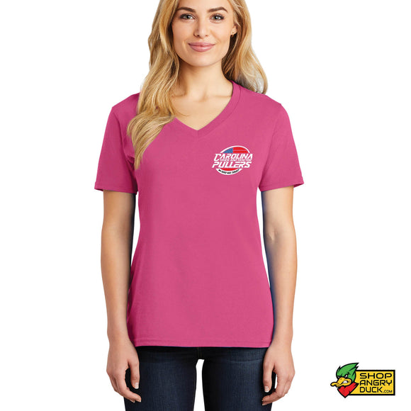 Carolina Truck and Tractor Pullers Ladies V-Neck T-Shirt