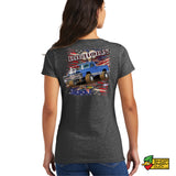Bighorn – Skluzacek Motorsports Ladies V-Neck T-Shirt