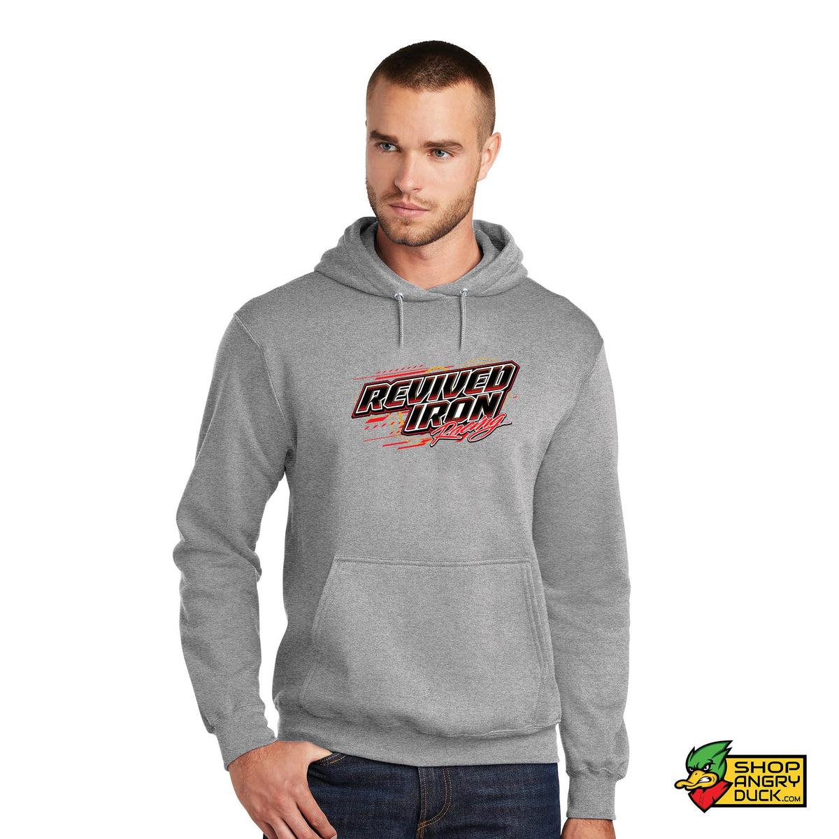 Revived Iron Racing Hoodie – ShopAngryDuck.com