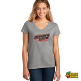Revived Iron Racing Ladies V-Neck T-Shirt