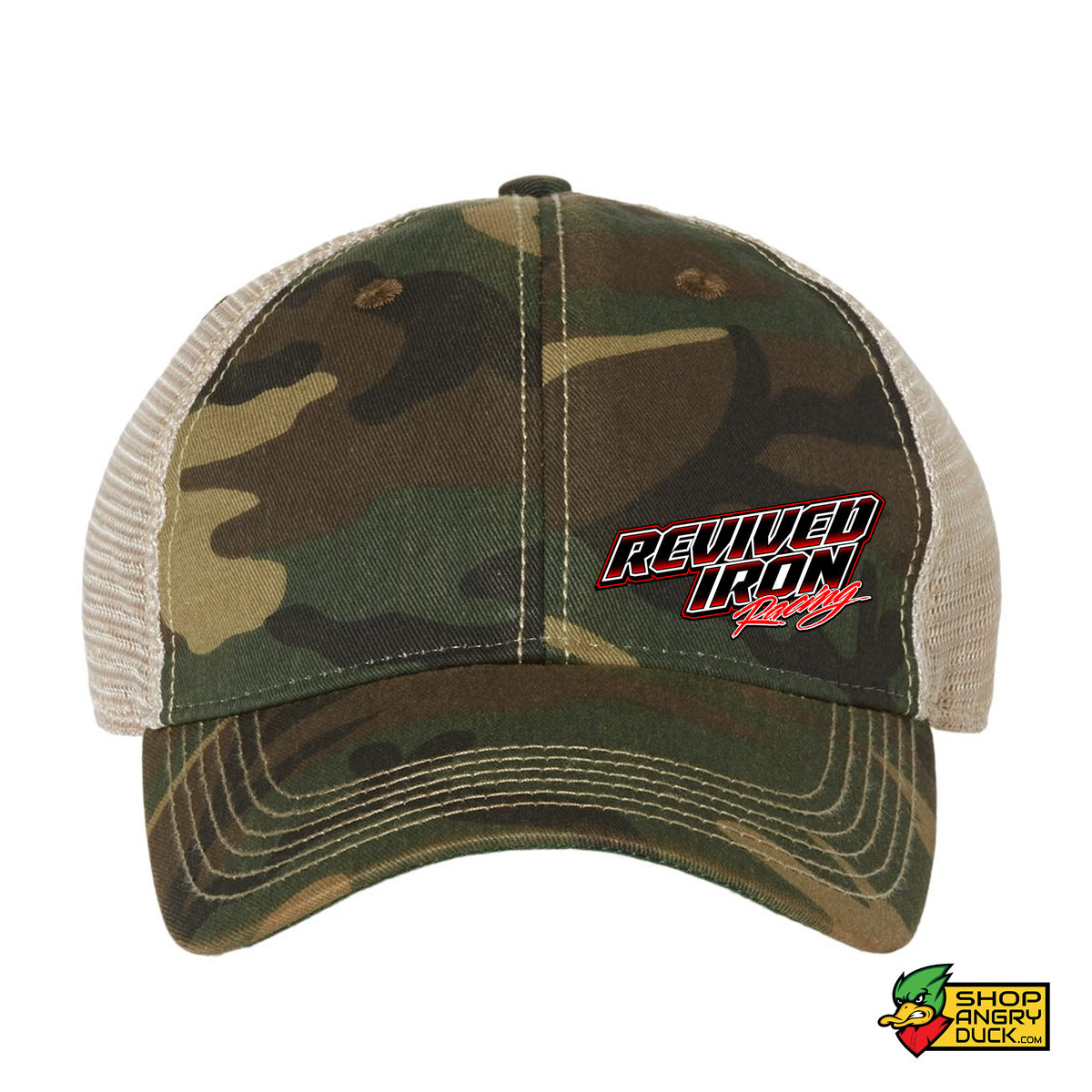 Revived Iron Racing Trucker Hat – ShopAngryDuck.com