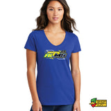 Avery Alms Racing Ladies V-Neck T-Shirt