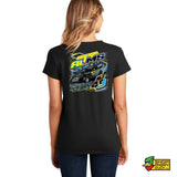 Avery Alms Racing Ladies V-Neck T-Shirt