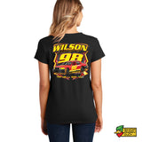 Wilson Motorsports-Trace Wilson Ladies V-Neck T-Shirt