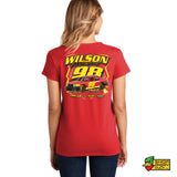 Wilson Motorsports-Trace Wilson Ladies V-Neck T-Shirt