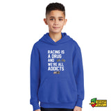 Racing is a Drug Youth Hoodie