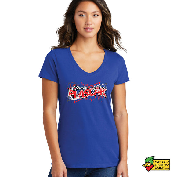 Sprint Car Ladies V-Neck T-Shirt