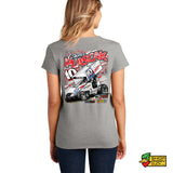 Sprint Car Ladies V-Neck T-Shirt