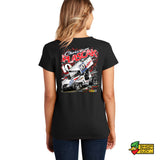 Sprint Car Ladies V-Neck T-Shirt