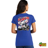 Sprint Car Ladies V-Neck T-Shirt
