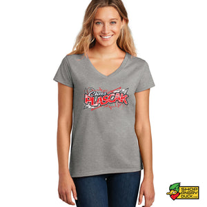Sprint Car Ladies V-Neck T-Shirt