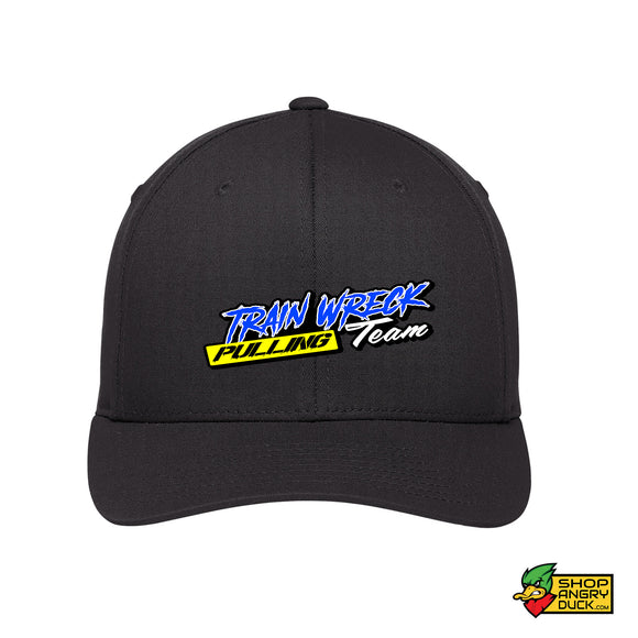 Train Wreck Pulling Flexfit Flat Cap