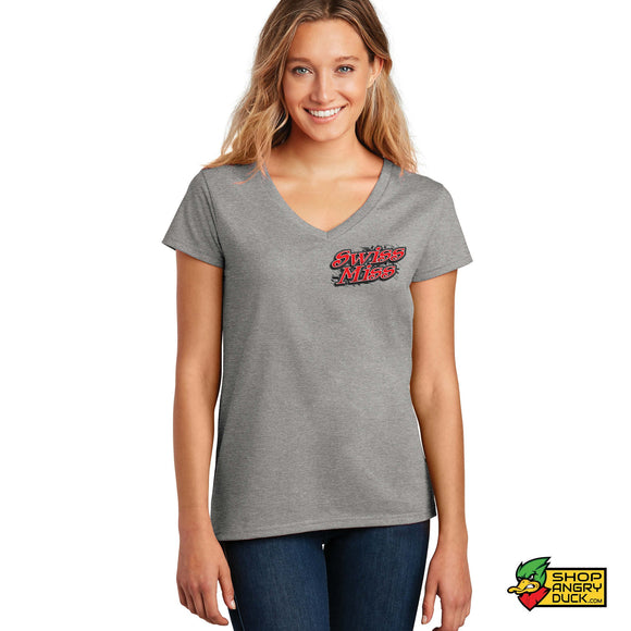 Swiss Miss Ladies V-Neck T-Shirt
