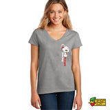Chili Bowl 2026 Racer Ladies V-Neck T-Shirt
