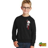Chili Bowl 2026 Racer Youth Crewneck Sweatshirt