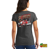 Ort Trucking Ladies V-Neck T-Shirt