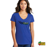 Bubbles The Blind Beagle Ladies V-Neck T-Shirt