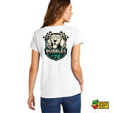 Bubbles The Blind Beagle Ladies V-Neck T-Shirt