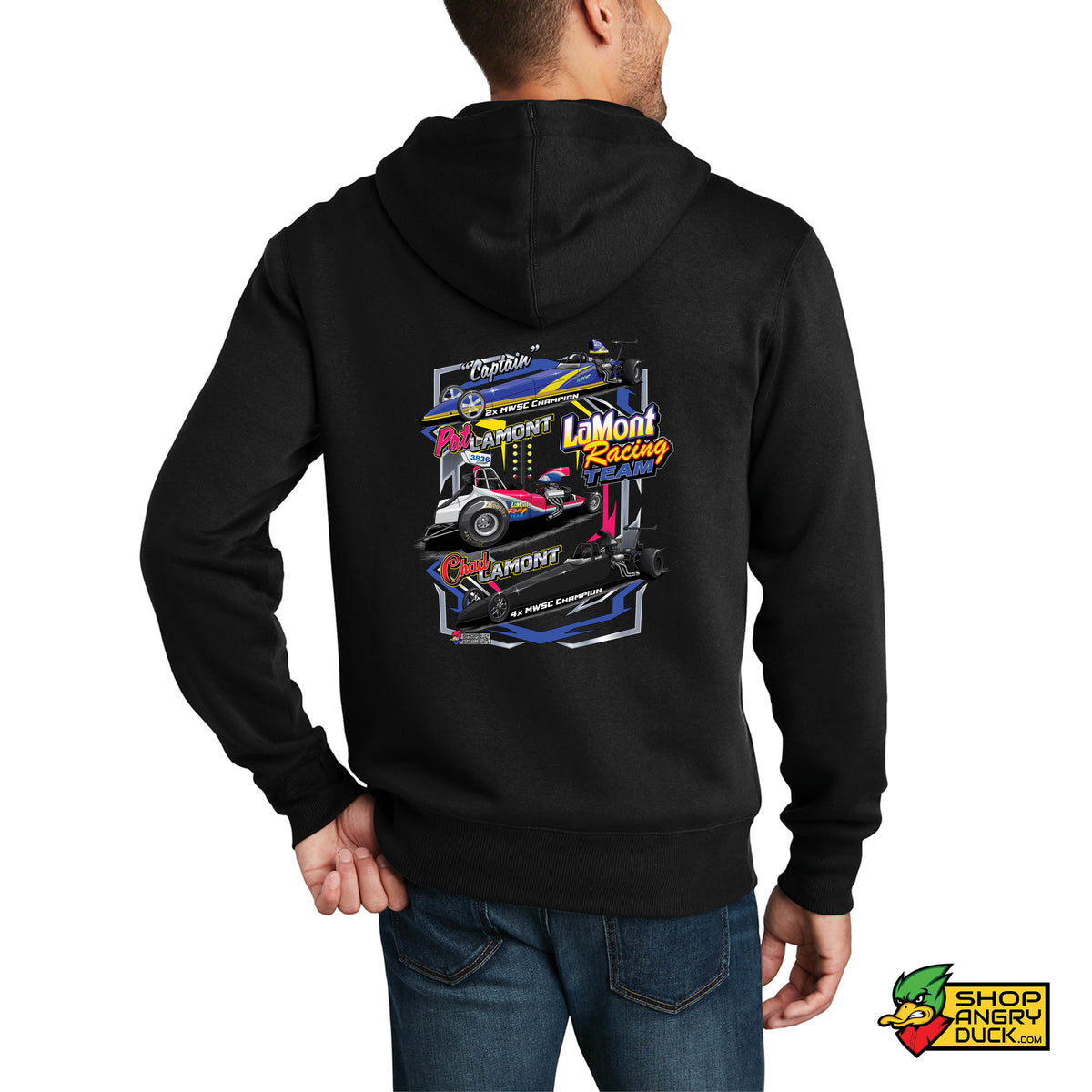 LaMont Racing Team Full Zip Hoodie – ShopAngryDuck.com