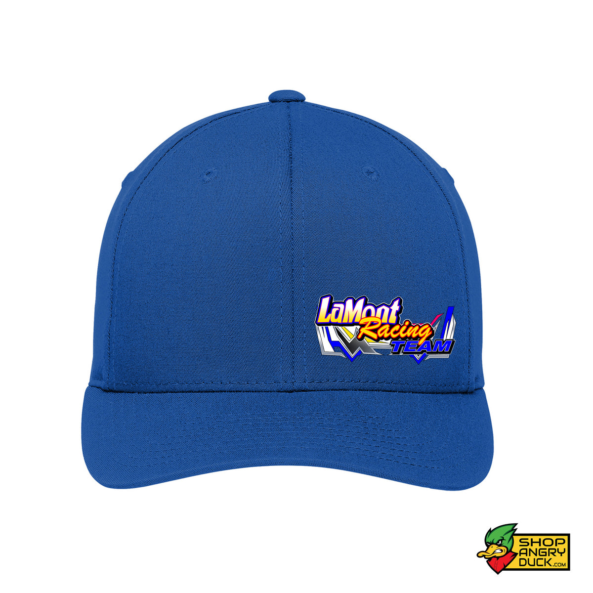 LaMont Racing Team Flexfit Flat Cap – ShopAngryDuck.com