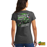 Ohio Valley Late Model Dirt Series Ladies V-Neck T-Shirt