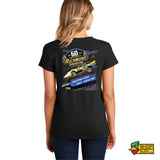Richmond Raceway 60th Year Ladies V-Neck T-Shirt