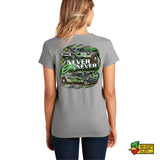 Never Say Never Motorsports Ladies V-Neck T-Shirt
