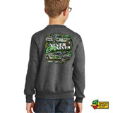Never Say Never Motorsports Youth Crewneck Sweatshirt