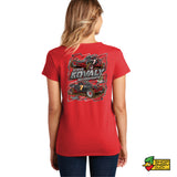 Steve Kovaly Motorsports Ladies V-Neck T-Shirt