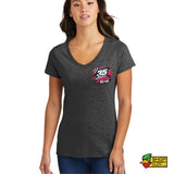 Jessica Burke Racing Ladies V-Neck T-Shirt