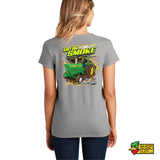 UP IN SMOKE Ladies V-Neck T-Shirt