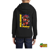 Wolverine Pullers Youth Hoodie Red Back