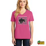 Panthers Ladies V-Neck T-shirt 3