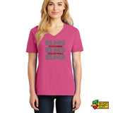 Elms Volleyball Ladies V-Neck T-shirt